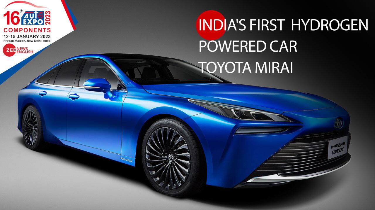 Auto Expo 2023 India S First Hydrogen Fuel Cell Car Toyota Mirai