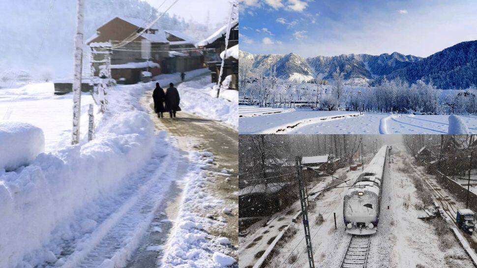 In Pics Heavy Snowfall In Kashmir Turns Valley Into Winter Wonderland