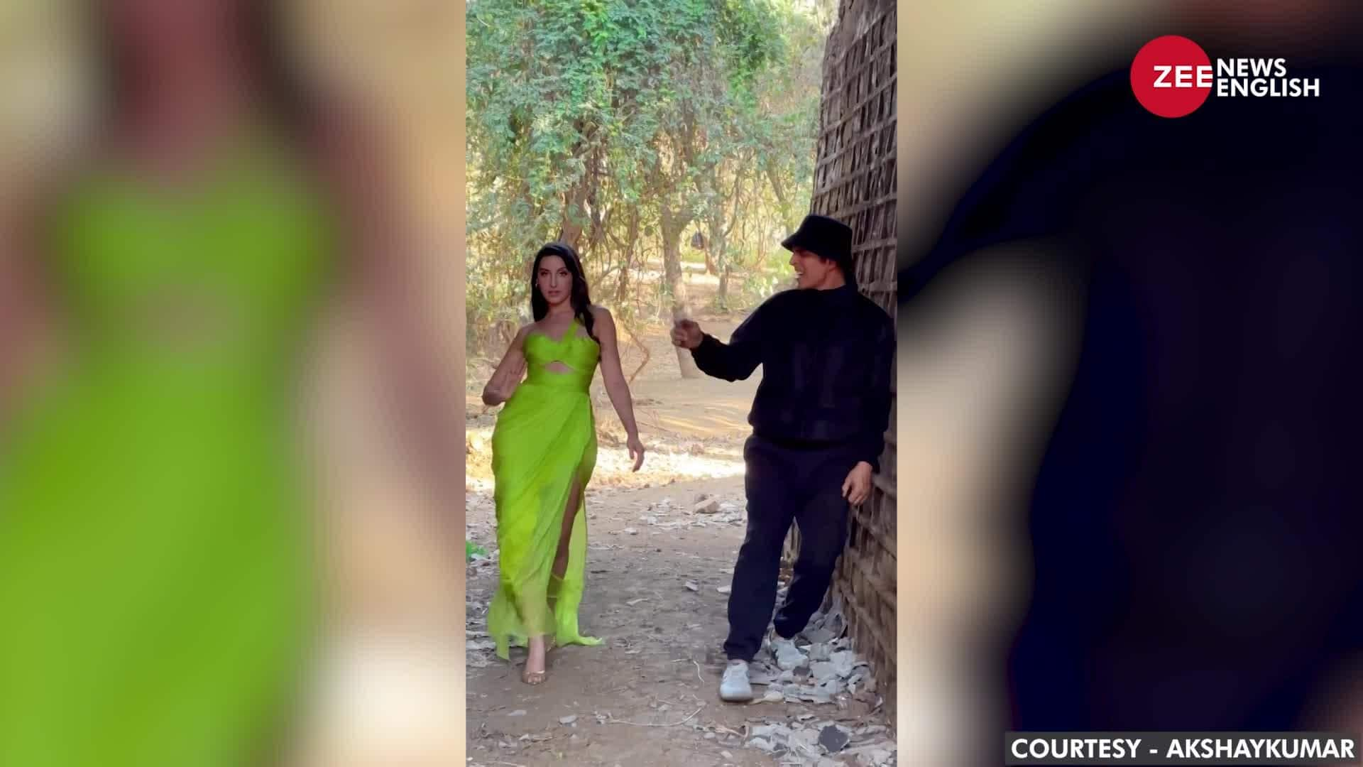 Akshay Kumar And Nora Fatehi S Dance To Kudiyee Ni Teri Song Goes Viral