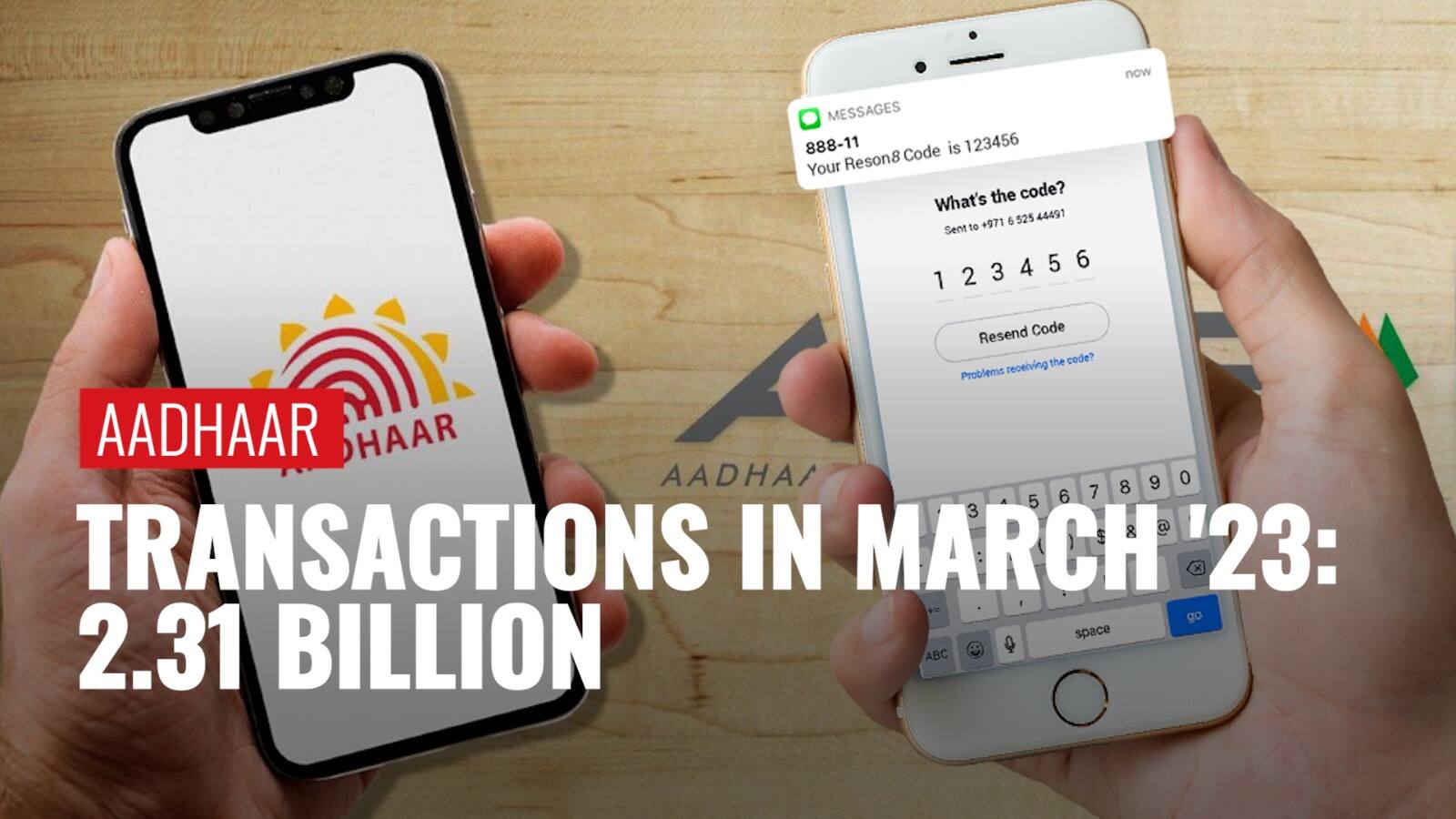 Watch Aadhaar Authentication Transactions Rise To Billion In