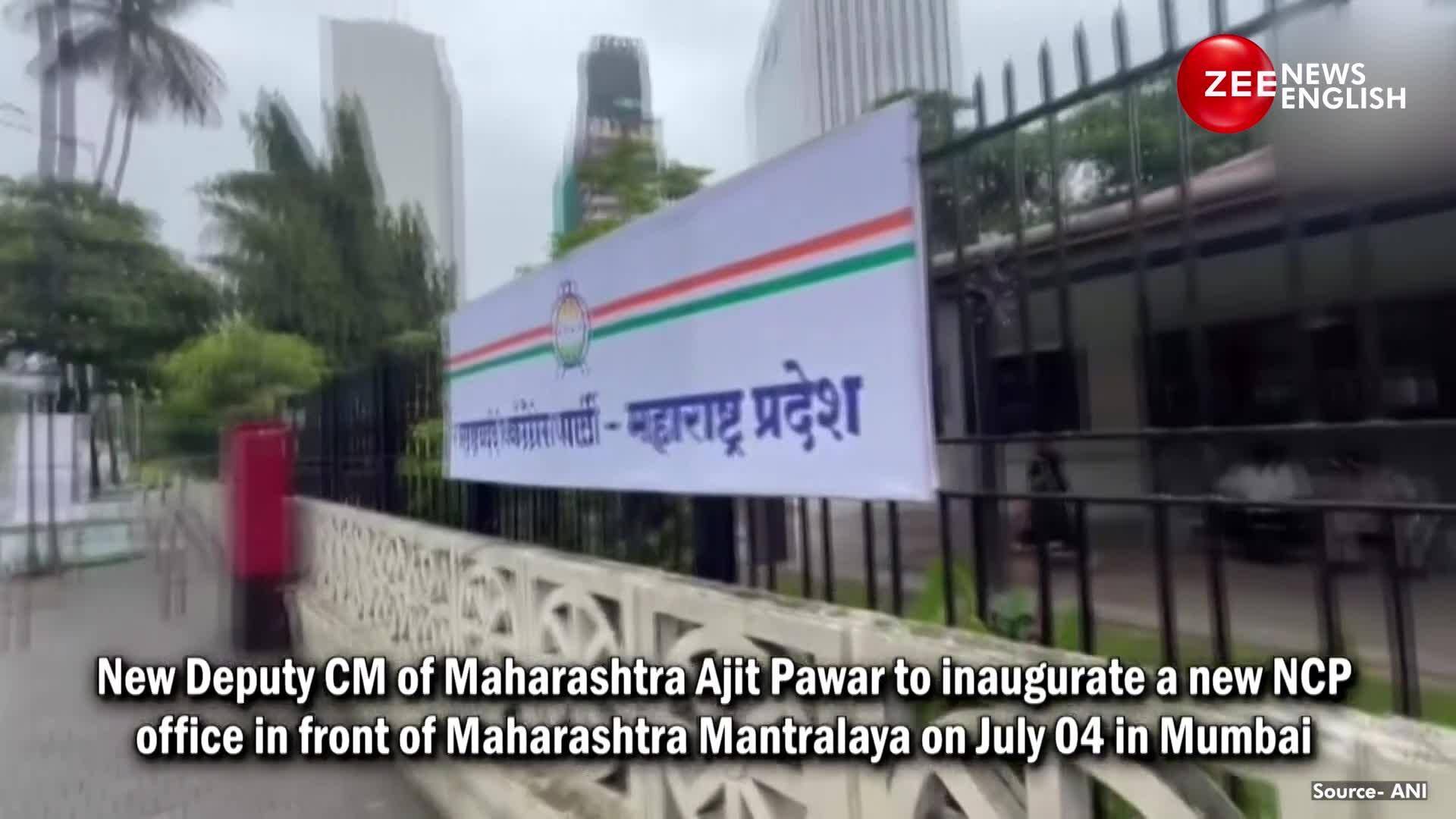 Maharashtra Dy Cm Ajit Pawar To Inaugurate New Ncp Office In Front Of