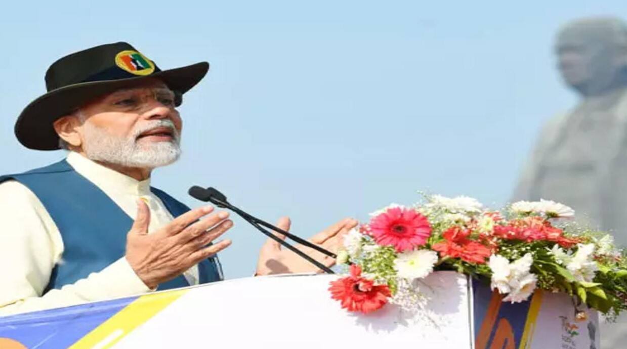 PM Modi In Gujarat On Occasion Of Sardar Patel S Birth Anniversary