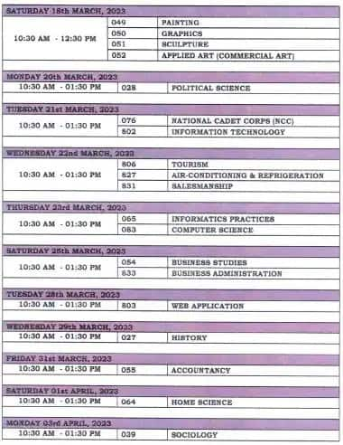 PDF CBSE Class 10 Date Sheet 2023 24 PDF Panot Book 42 OFF