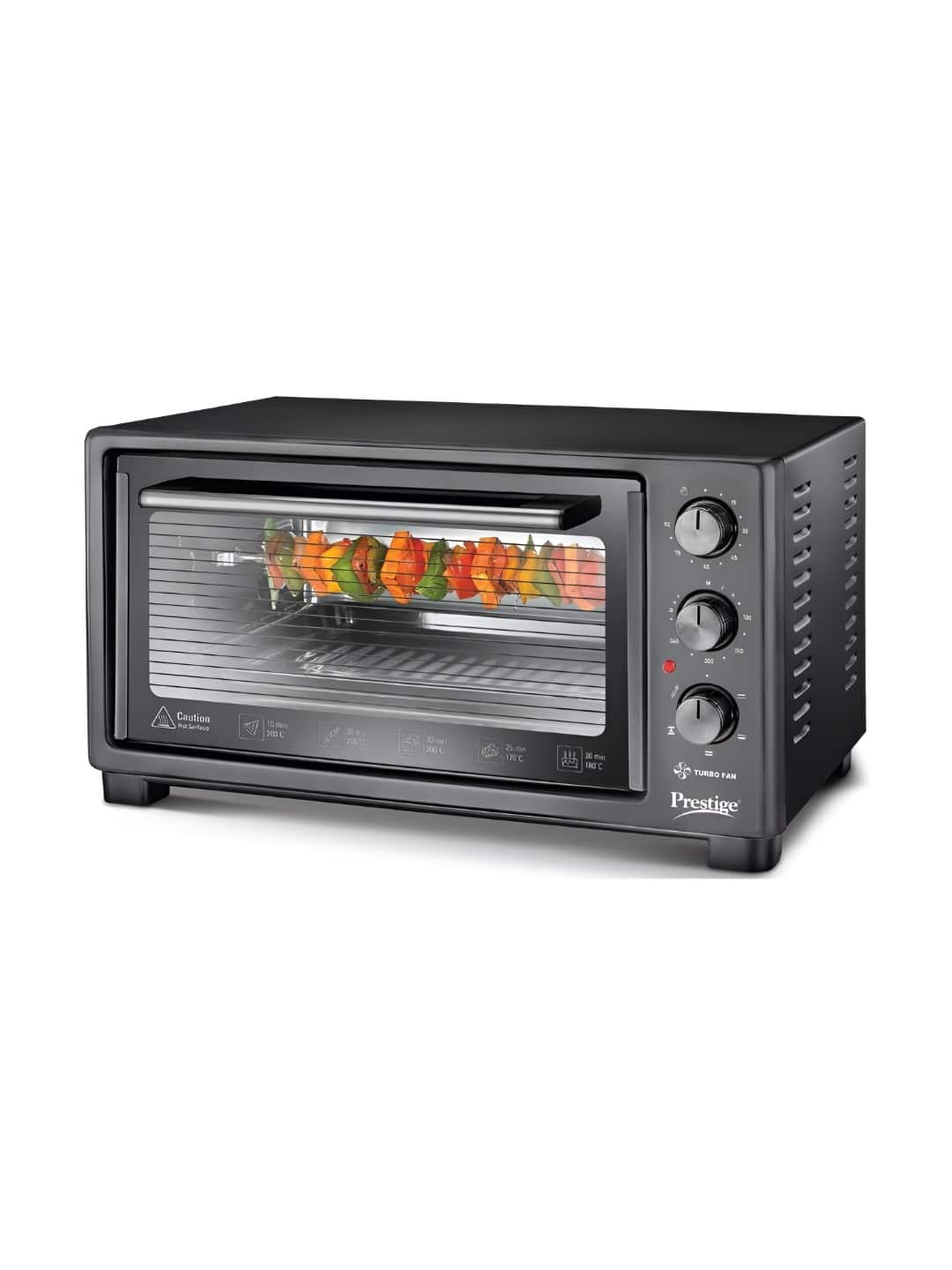 Prestige: Black POTG 40 Oven Toaster Griller With Convection Function
