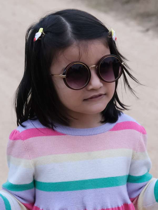 DukieKooky Kids Round Sunglasses with UV Protection