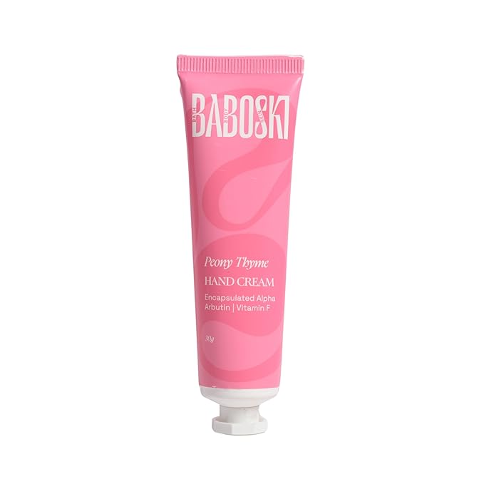 Baboski Peony Thyme Hand Cream, 30g