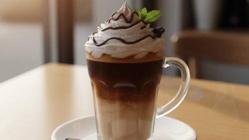 Irish Cream Coffee (Non-Alcoholic Café Style)
