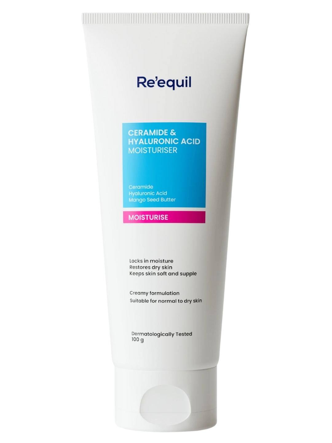 Reequil Unisex Ceramide & Hyaluronic Acid Moisturiser For Normal To Dry Skin Reequil Unisex Ceramide & Hyaluronic Acid Moisturiser For Normal To Dry Skin
