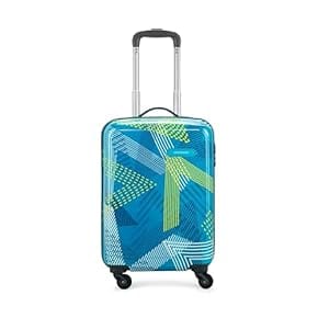 Aristocrat Printed Dual Edge Trolley Suitcase