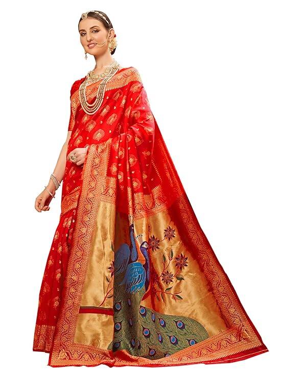EthnicJunction Paithani Saree