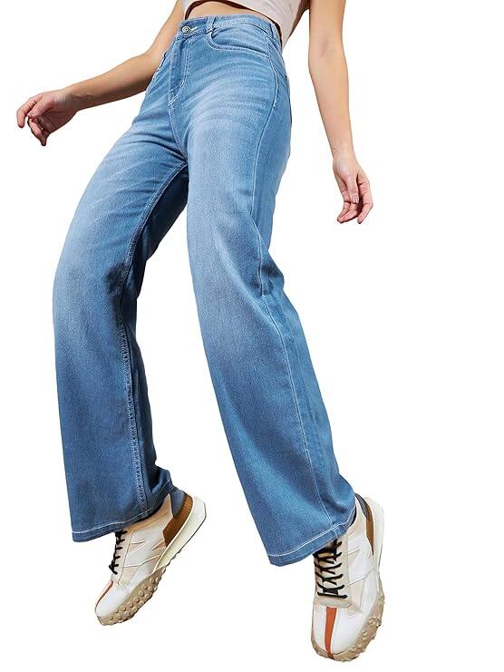 Miss Chase Wide Leg Clean Look Jeans Miss Chase Wide Leg Clean Look Jeans