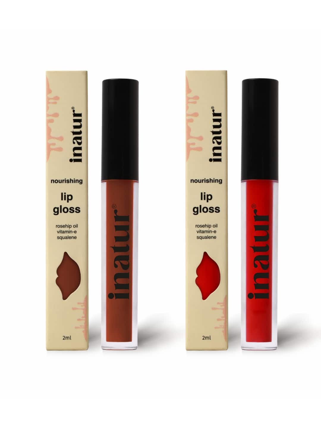 Inatur Set of 2 Lip Gloss Inatur Set of 2 Lip Gloss