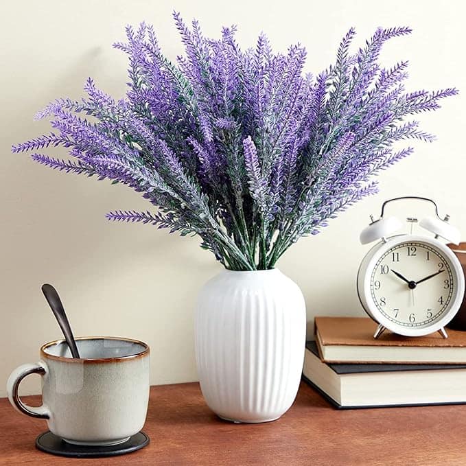 Tied Ribbons Artificial Lavender Flowers
