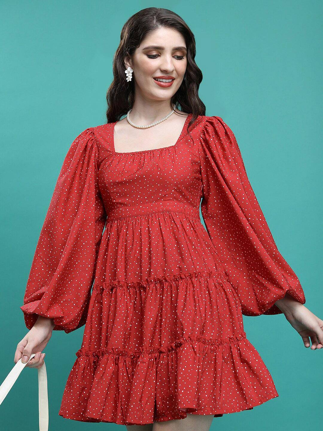 Ketch Conversational Printed Mini Dress
