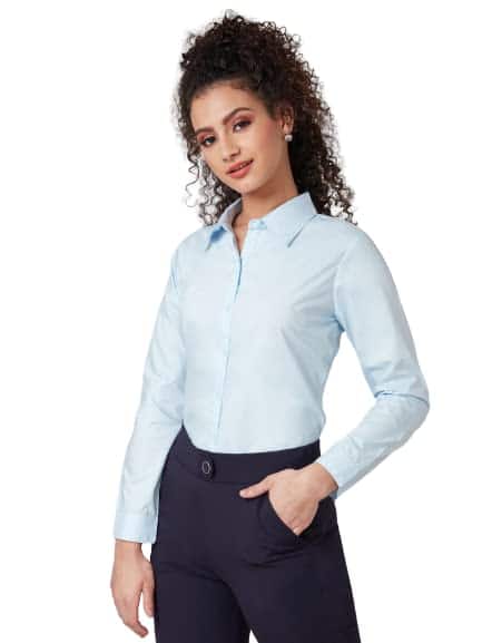 Style Quotient Solid Polycotton Shirt