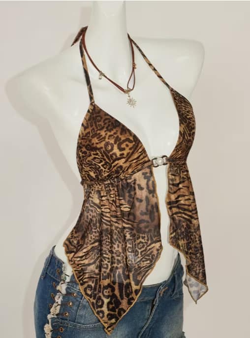 Women’s Fitted Cheetah Print Camisole