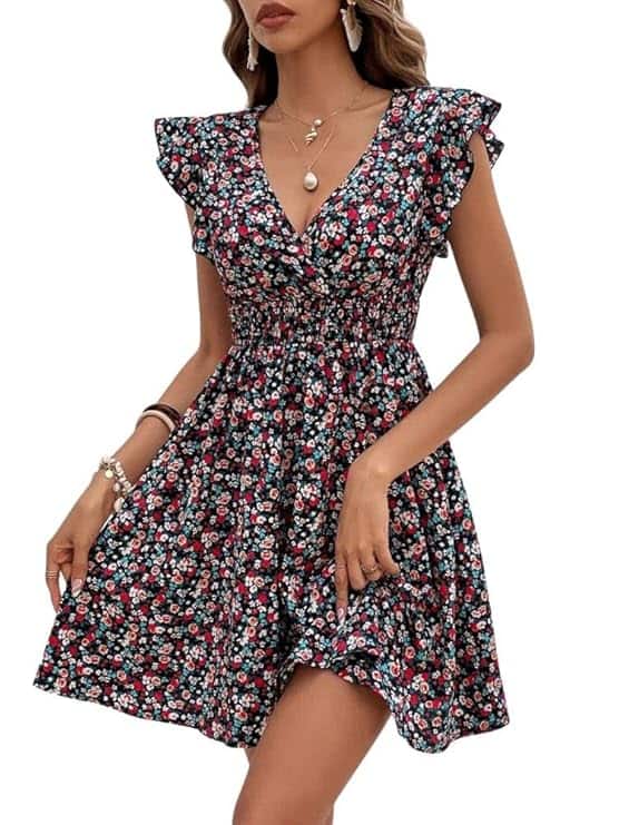 Om Sai Latest Creation Floral Dress