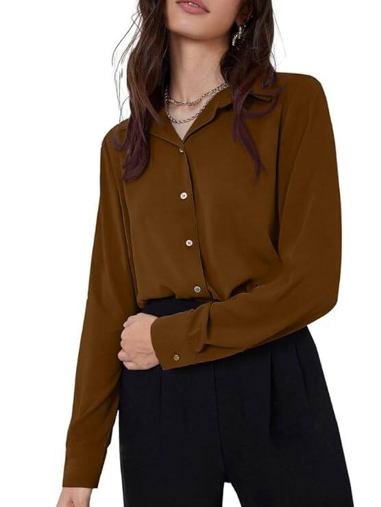 Greciilooks Rayon Oversized Korean Style Crop Shirt Greciilooks Rayon Oversized Korean Style Crop Shirt