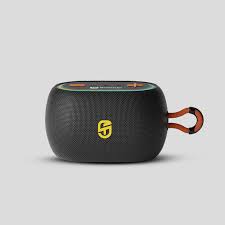 SnapUp Groovy Black Groove Vibe Portable Bluetooth Speaker