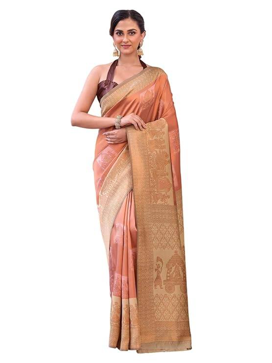 Orhans Kanjivaram Soft Silk Banarasi Saree