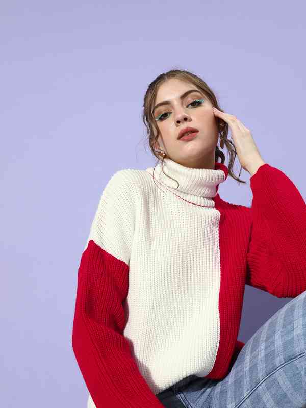 Street 9 Colourblocked Knitted Sweater Street 9 Colourblocked Knitted Sweater