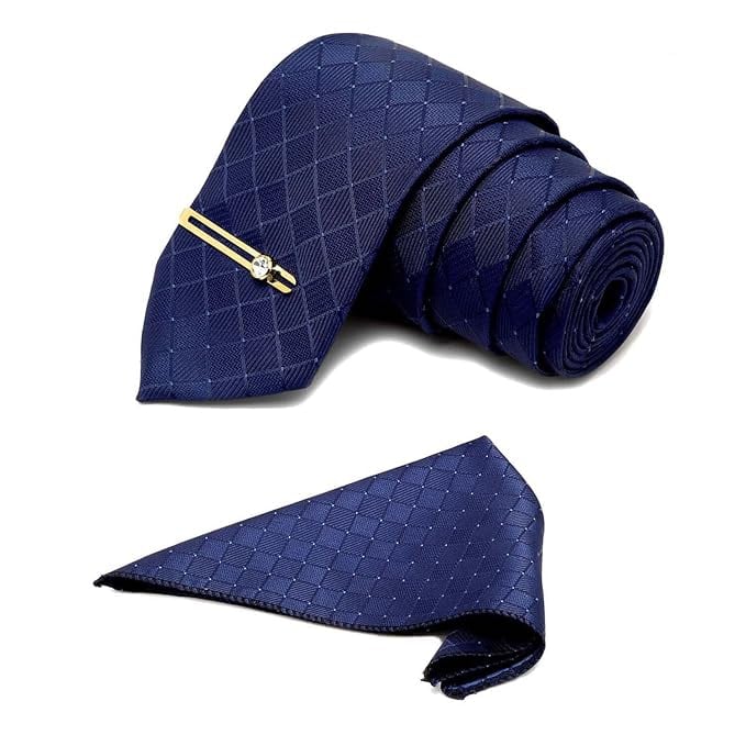 Louis Stitch Italian Silk Necktie Set