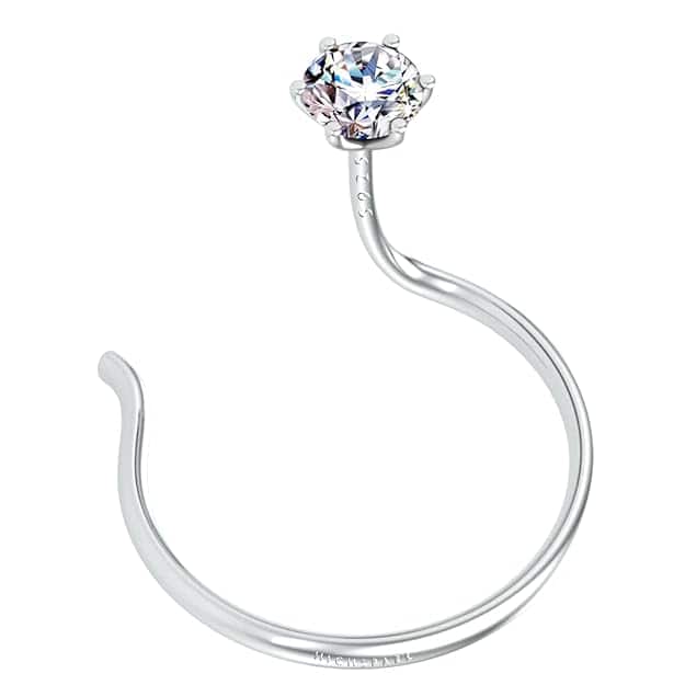 Highspark Sterling Silver Nose Pin Highspark Sterling Silver Nose Pin