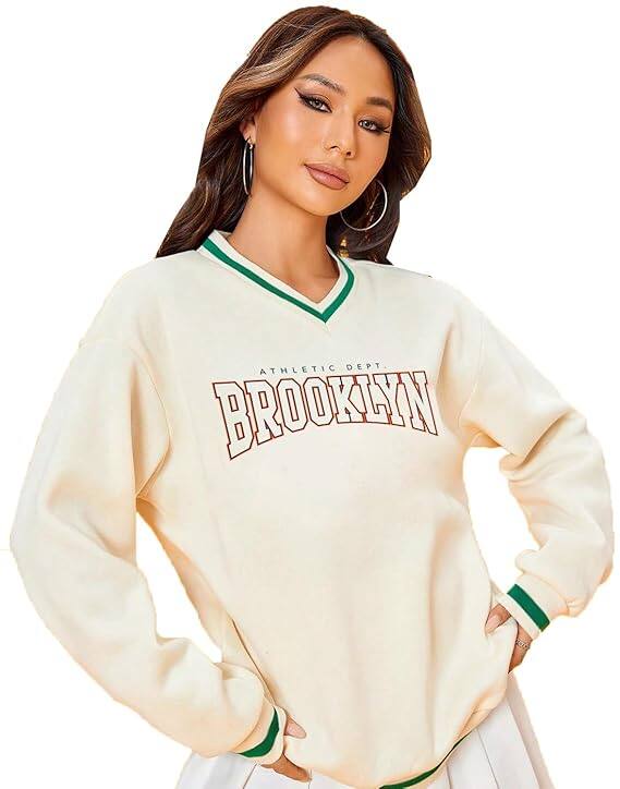 Clafoutis Color-Block Printed Sweatshirt
