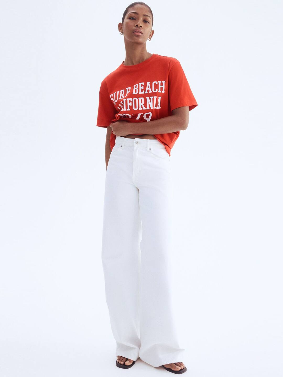 H&amp;M Printed Cotton T-Shirt