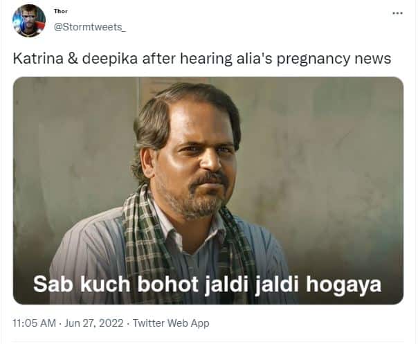 Twitter floods with memes on Deepika, Katrina after Alia- Ranbir announce  pregnancy | People News | Zee News