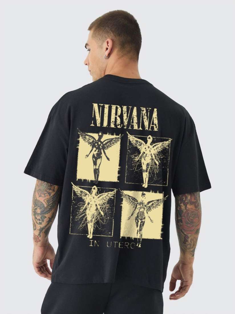 Pronk Nirvana Printed Oversized T-Shirt