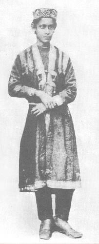 Rabindranath Tagore in his young days at the age of 12. 