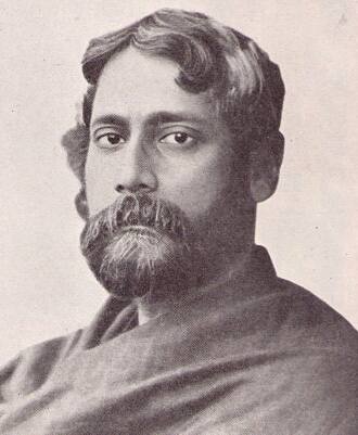 Rabindranath Tagore, 1905, taken by the poet and artist Sukumar Ray.