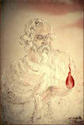 Portrait of Tagore