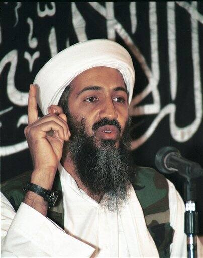 FILE - This is a 1998 file photo shows Osama bin Laden, the prime suspect behind the Sept. 11, 2001 terrorist attacks in the United States, in a meeting at an undisclosed location in Afghanistan, according to the source. A person familiar with developments on Sunday, May 1, 2011 says bin Laden is dead and the U.S. has the body.