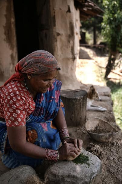 Janaki Devi, 52, a traditional medicine healer is in great demand in her village in Uttarakhand for her profound knowledge about medicinal plants. The knowledge has been passed through many generations and earns her a decent livelihood. Pic Courtesy- UNDP 