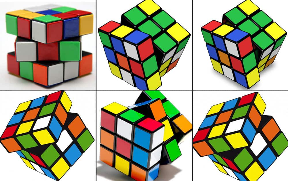 Google celebrates 40th anniversary of Rubik`s Cube with interactive doodle.