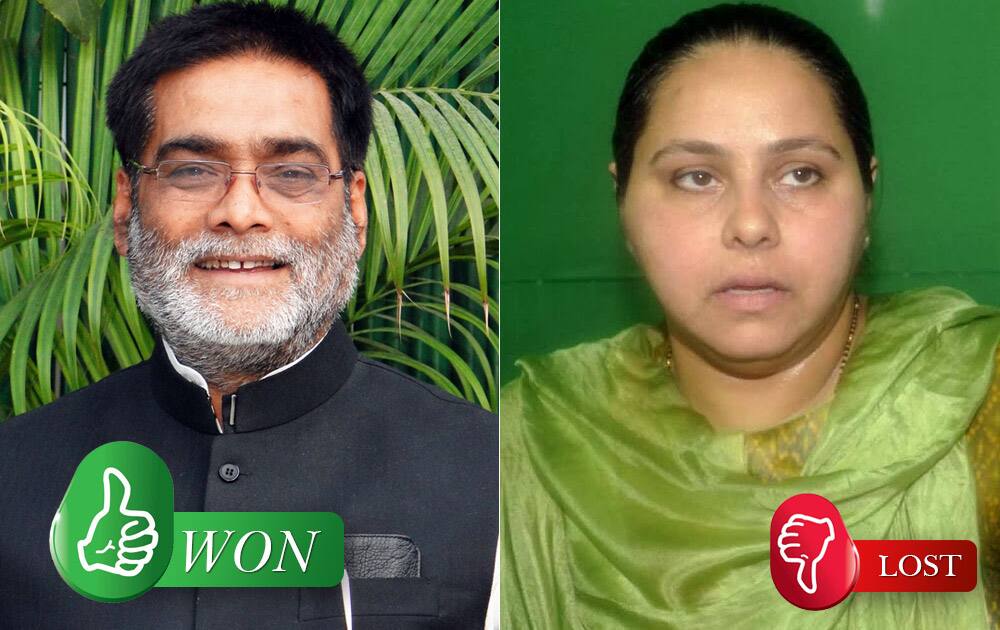 Ram Kripal Yadav (BJP) defeated Misa Bharti (RJD) from Patliputra (Bihar)