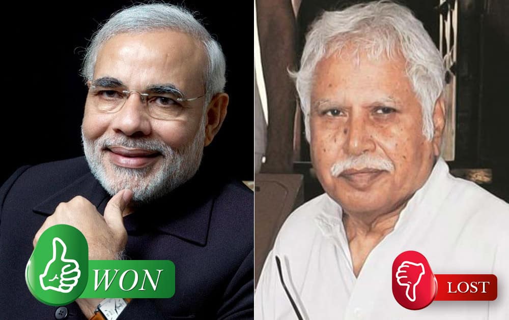 Narendra Modi (BJP) defeated Madhusudan Mistry (Congress) from Vadodara (Gujarat)