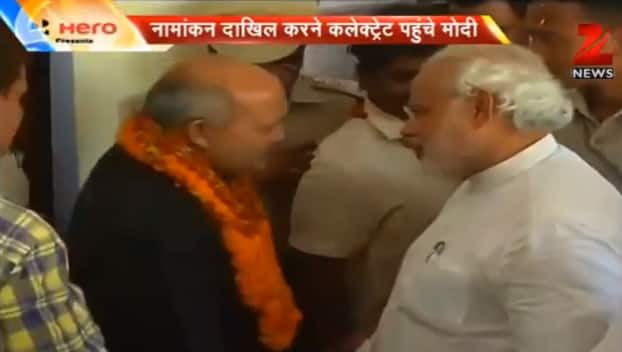 Narendra Modi`s mega roadshow in Varanasi