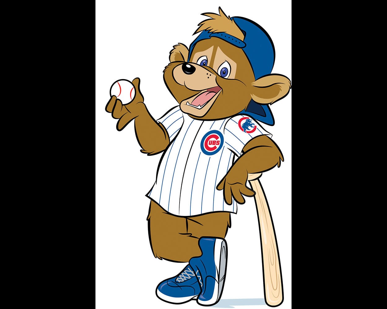 This artist`s rendering provided, by the Chicago Cubs shows Clark, a new mascot being introduced Monday for the first time in team history.