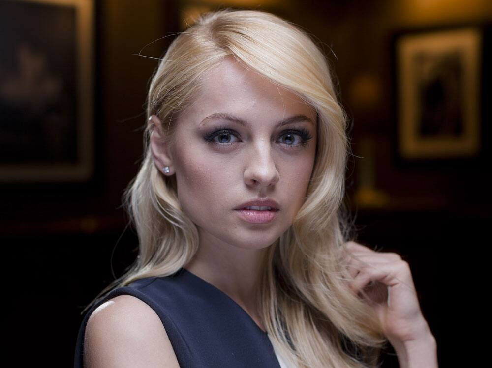 Actress Yanina Studilina poses for portraits at the 8th edition of the Rome International Film Festival in Rome.