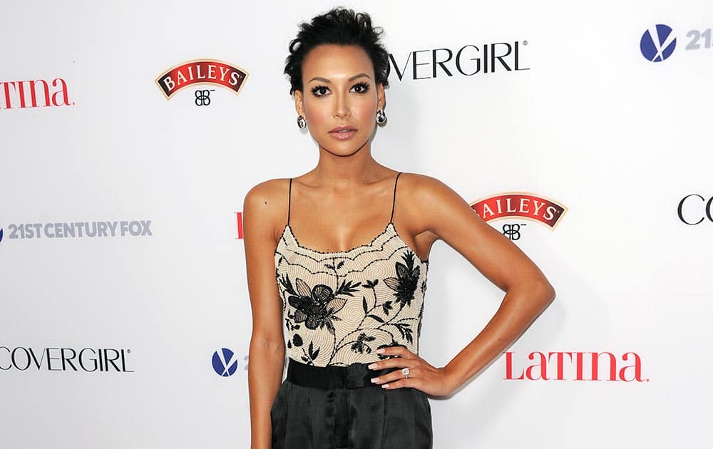 Naya Rivera arrives at the Latina Magazine`s Hot Hollywood List event at The Redbury Hotel, in Los Angeles.