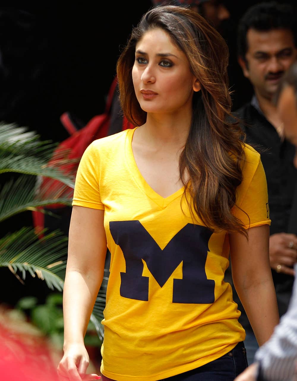 Bollywood actress Kareena Kapoor arrives for a promotional event for her upcoming movie