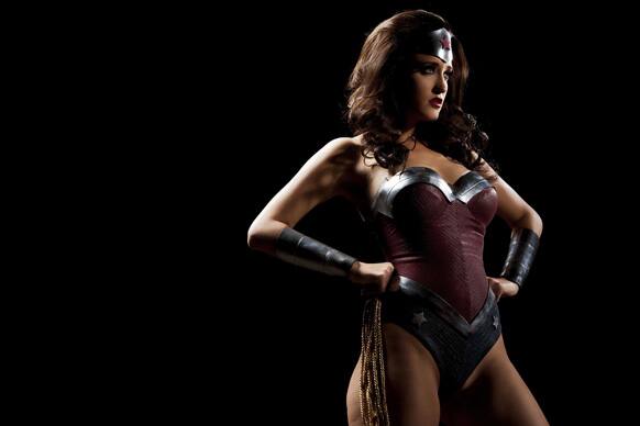 This undated photo provided by Vivid Entertainment Group shows Kimberly Kane as Wonder Woman in