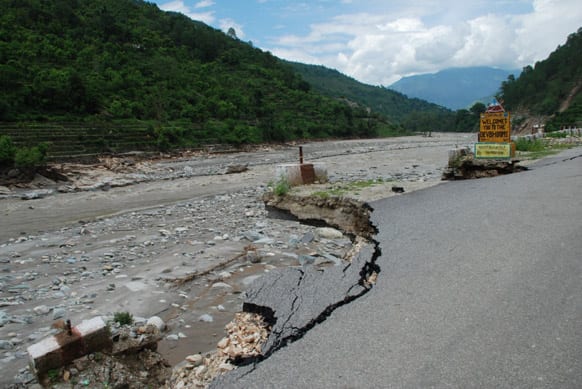 Rains and floods wreaked havoc in Rudraprayag, Uttarakhand. Photo Courtesy: Siddharth Behl/SEEDS