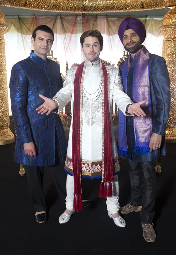 Sam Vincenti, Martin Delaney and Rez Kempton, who play the three main characters in