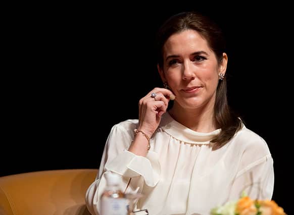 Denmark`s Crown Princess Mary addresses the Women Deliver conference in Kuala Lumpur, Malaysia.