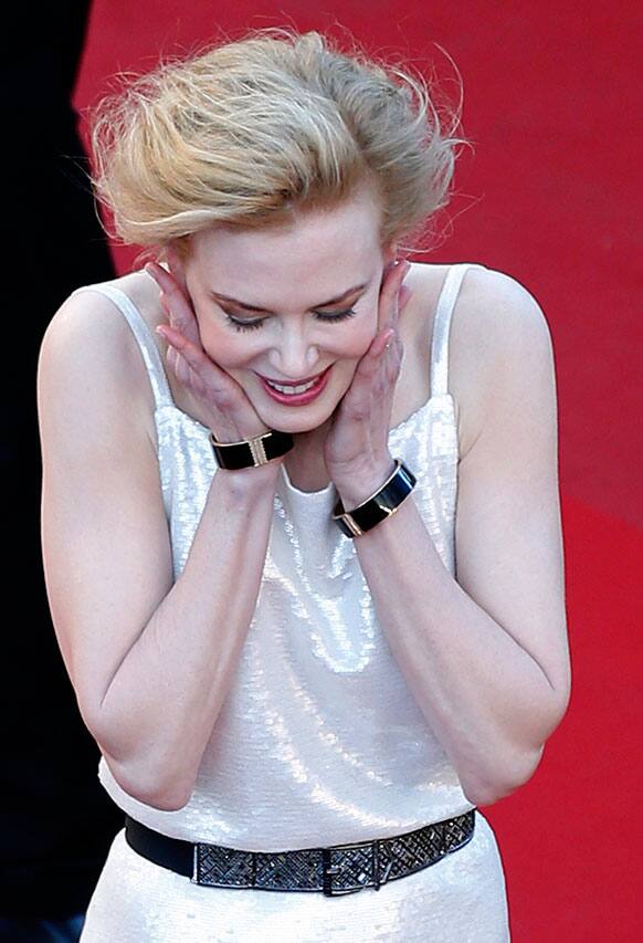 Actress and jury member Nicole Kidman arrives for the screening of the film Venus in Fur in competition during the 66th Cannes Film Festival in Cannes.
