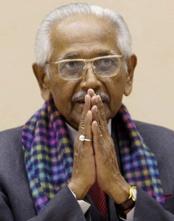 Former Indian Chief Justice Jagdish Sharan Verma gestures in this undated photo, in New Delhi. Verma, a former chief justice who helped lead the charge for tough new laws to protect women in the wake of the gang rape of a woman on a New Delhi bus, died late Monday, April 22, 2013. He was 80.